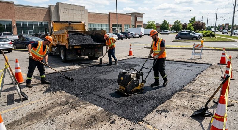 Asphalt Parking Lot Repair in Pasadena, CA