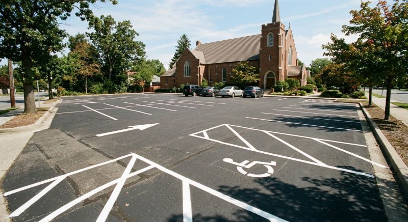 Church Parking Lot Striping in Temecula, CA