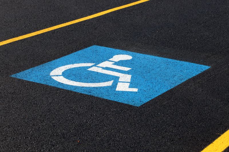 Disability Parking Marking in Katy, TX