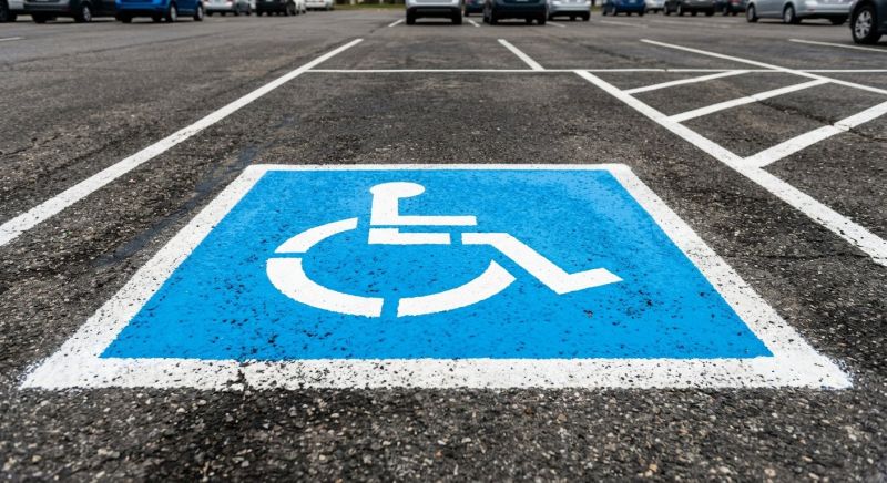Disability Parking Marking in Acworth, GA