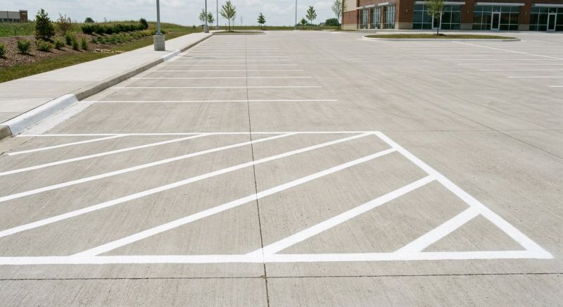 Parking Area Striping in Canton, GA