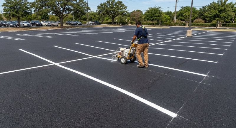 Pavement Striping Service in Houston, TX