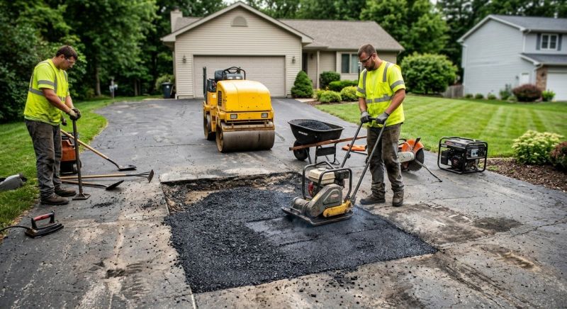 Asphalt Driveway Repair in Little Rock, AR