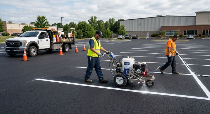 Asphalt Striping in Hilton Head Island, SC