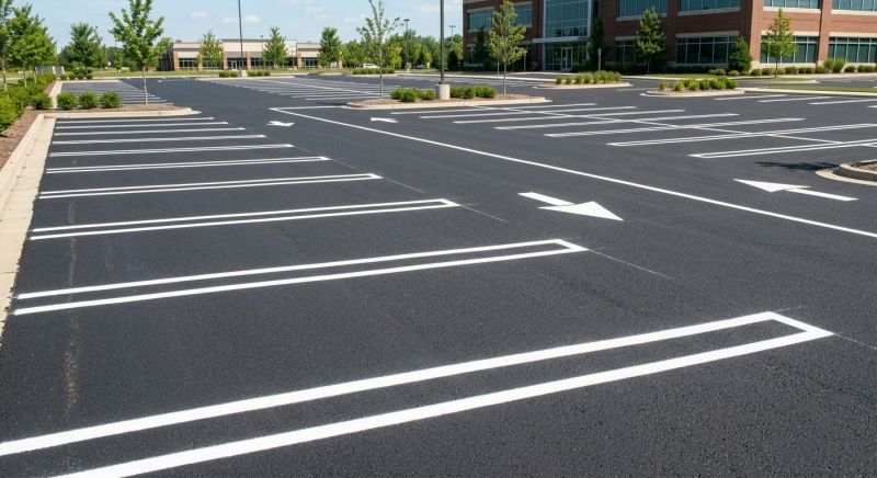 Commercial Asphalt Painting in Gwinnett County, GA