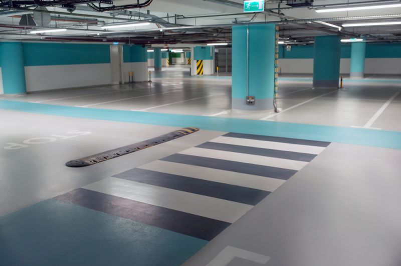 Concrete Parking Lot Striping in Lawrenceville, GA