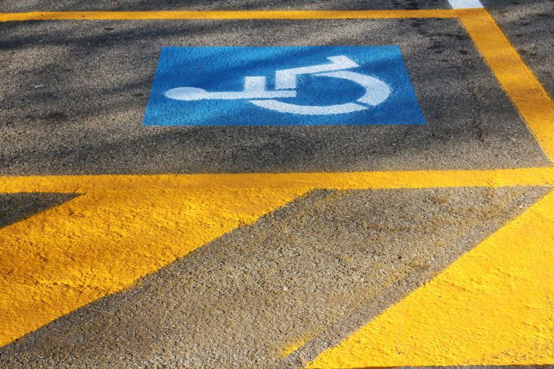 Disability Parking Marking in Gwinnett County, GA