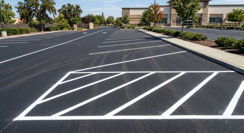 Parking Area Striping in Canton, GA