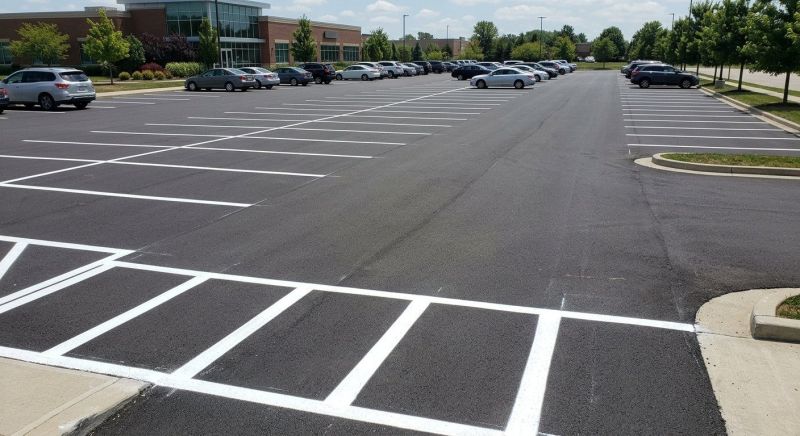 Parking Area Striping in Canton, GA