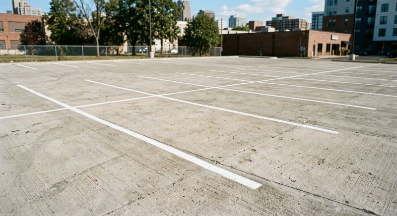 Parking Garage Striping in Katy, TX