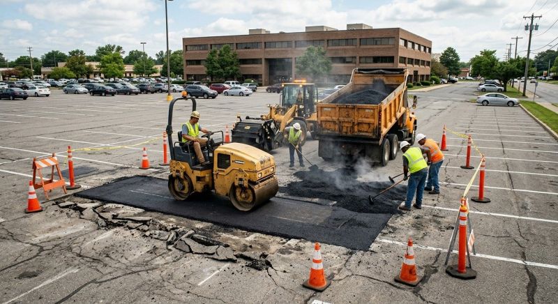 Parking Lot Repair in San Diego County, CA