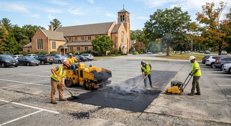 Parking Lot Repair in Little Rock, AR