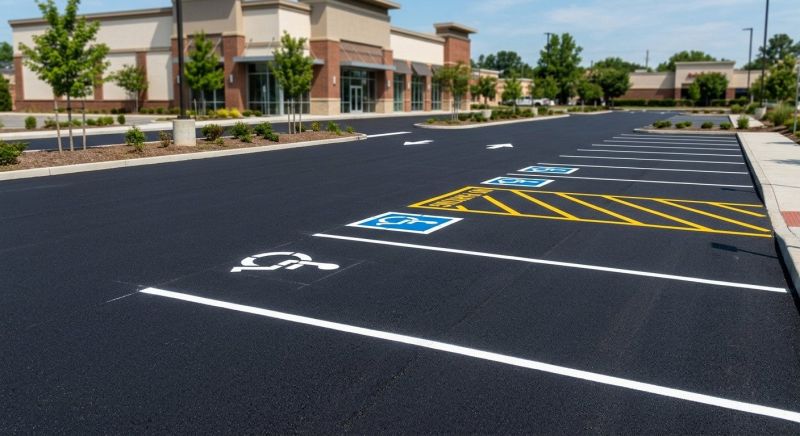 Parking Space Marking in Palm Springs, CA