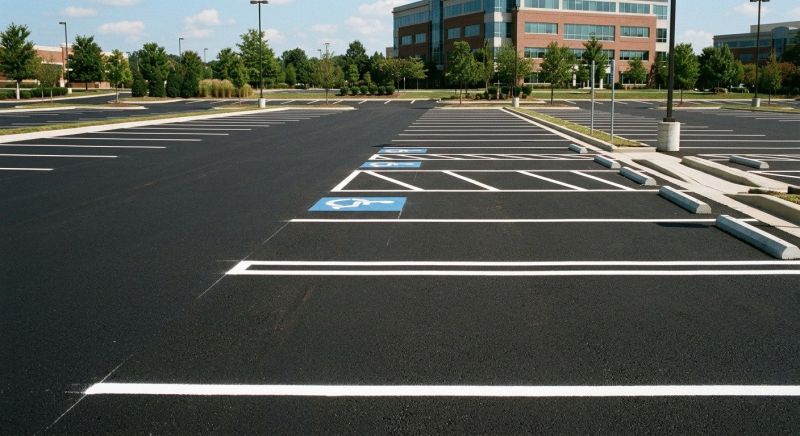 Parking Space Marking in Roswell, GA